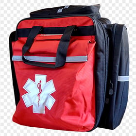 Red Emergency Medical Backpack First Aid