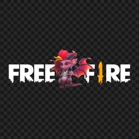 FF Dreki Pet With Free Fire Logo FREE PNG