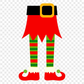 Cartoon Elf Vector Costume Foot PNG