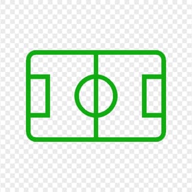 Green Pitch Stadium Outline Icon FREE PNG