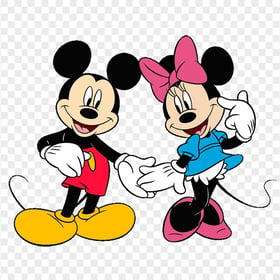 Mickey and Minnie Mouse Clipart Characters FREE PNG