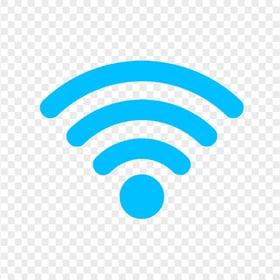 Wireless Wifi Blue Logo Icon Download PNG