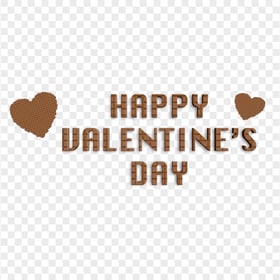 Happy Valentine Day Chocolate Theme PNG