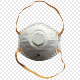 HD Front View Valved FFP2 Face Mask PNG