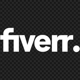 Fiverr White Logo HD PNG