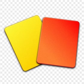 HD Yellow And Red Football Sport Cards PNG