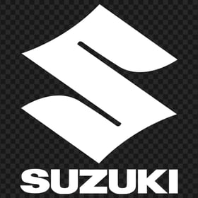 HD Suzuki White Logo Transparent Background