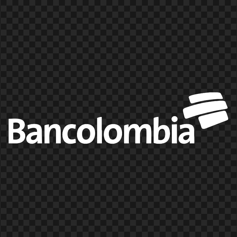 Bancolombia White Logo Image PNG