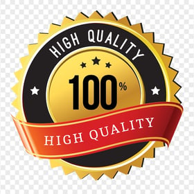 100% High Quality Warranty Badge Label HD PNG