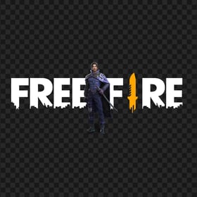 Kenta FF Character With Free Fire Logo HD PNG