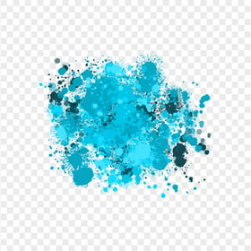 HD Grunge Blue Paint Brush Paint Splatter Drop PNG