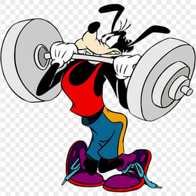 Goofy Cartoon Character Training Download PNG