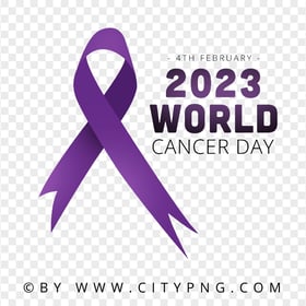 4th February 2023 World Cancer Day Logo PNG