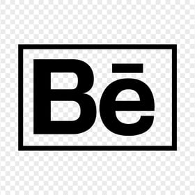 HD Behance BE Black Icon Sign Symbol PNG