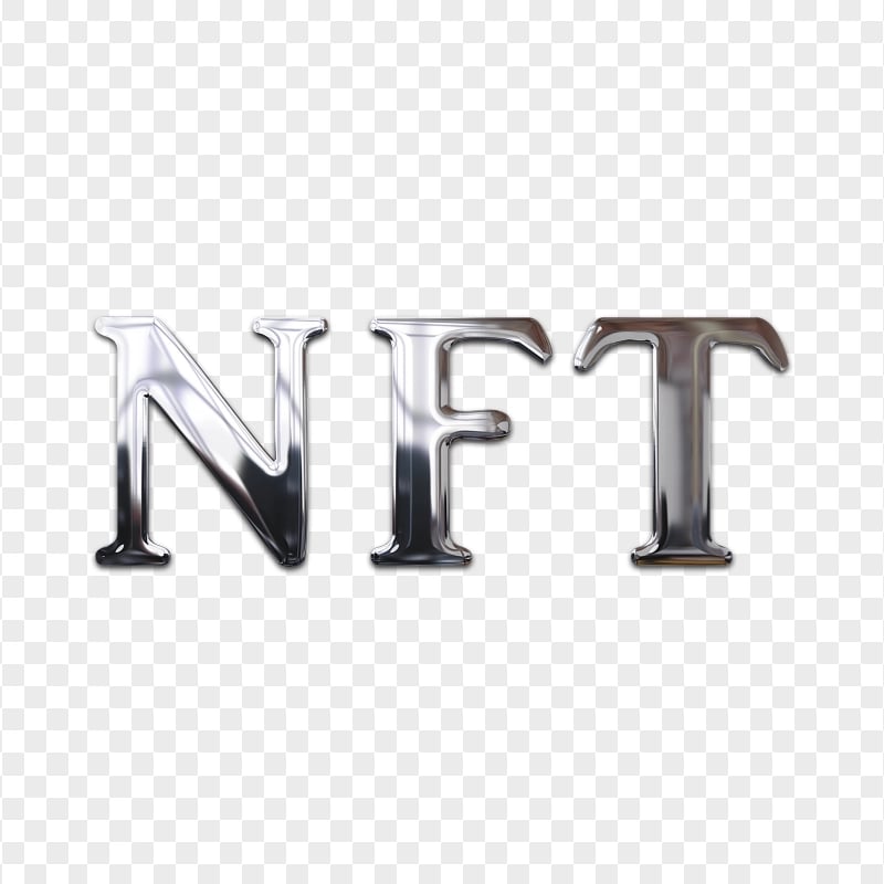 HD NFT Non Fungible Token Blockchain Word Text PNG
