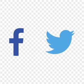 HD Facebook Twitter Logos Icons PNG