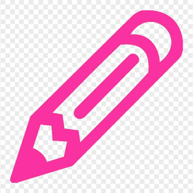HD Pink Whole Pencil Outline PNG