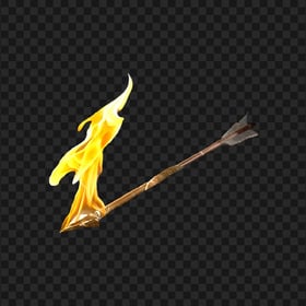 Arrow On Fire PNG Image