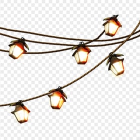 PNG Ramadan Hanging Light Lamps Fanous