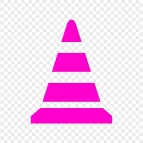 HD Pink Traffic, Sport Cone Icon Transparent PNG