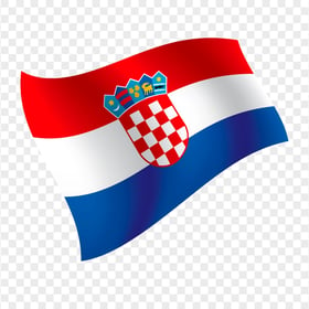 Illustration Wave Croatia Flag Image PNG