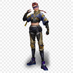 HD Free Fire Xayne Female FF Character PNG