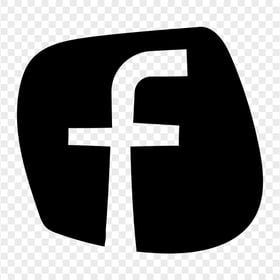 Black Facebook Fb Icon Logo Clipart