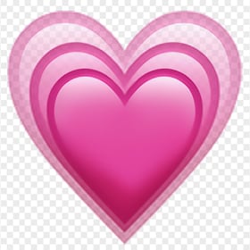 Three Pink Growing Heart Love Romantic Emoji