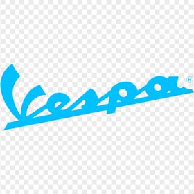 Vespa Blue Logo Image PNG