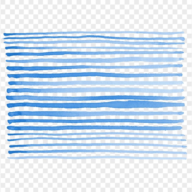 HD Blue Horizontal Watercolor Stripes Background PNG