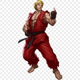 HD Ken Masters Street Fighter Character PNG