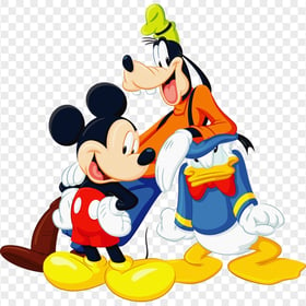 Mickey Mouse Goofy And Donald Duck Image PNG
