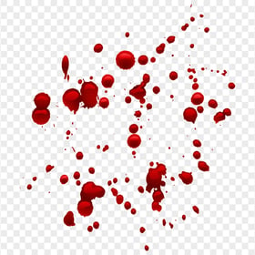 HD Blood Red Drop Drops Splatter Vector PNG
