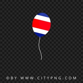 Costa Rica Flag Balloon HD Transparent Background
