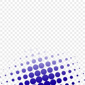 HD Blue Polka Dot Circles Pattern PNG