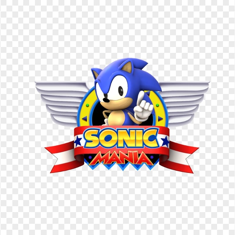 The Hedgehog Sonic Mania Logo Image PNG | Citypng