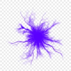 HD Purple Energy Ball Electric Lighting Effect PNG