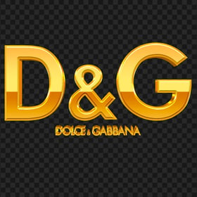 Dolce & Gabbana  D&C Gold Logo PNG