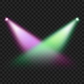Pink & Green Stage Lighting Light PNG