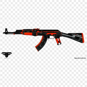 HD Red Skin PUBG Akm Gun Weapon