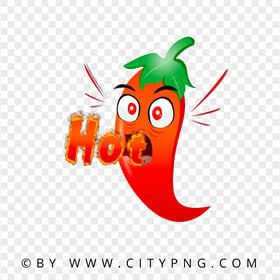Vector Cartoon Chili Pepper Hot HD PNG