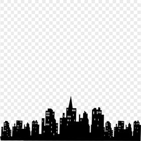 HD PNG Gotham City Black Silhouette