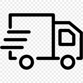 Black Car Pickup Delivery Truck Freight Icon Download PNG