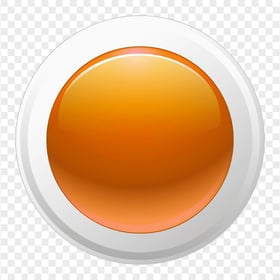 Vector Round Circle Orange Button PNG