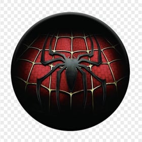 Spiderman Spider Black & Red Icon PNG
