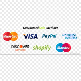 Guaranteed Safe Checkout Payment Icons Shopify