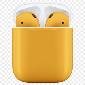Dark Yellow Apple Airpods 2 Generation Box