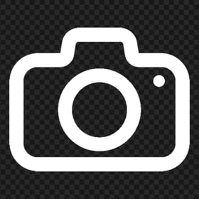 PNG Photo Camera White Icon