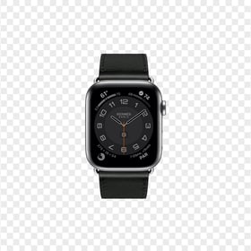 Black Apple Watch Hermes PNG