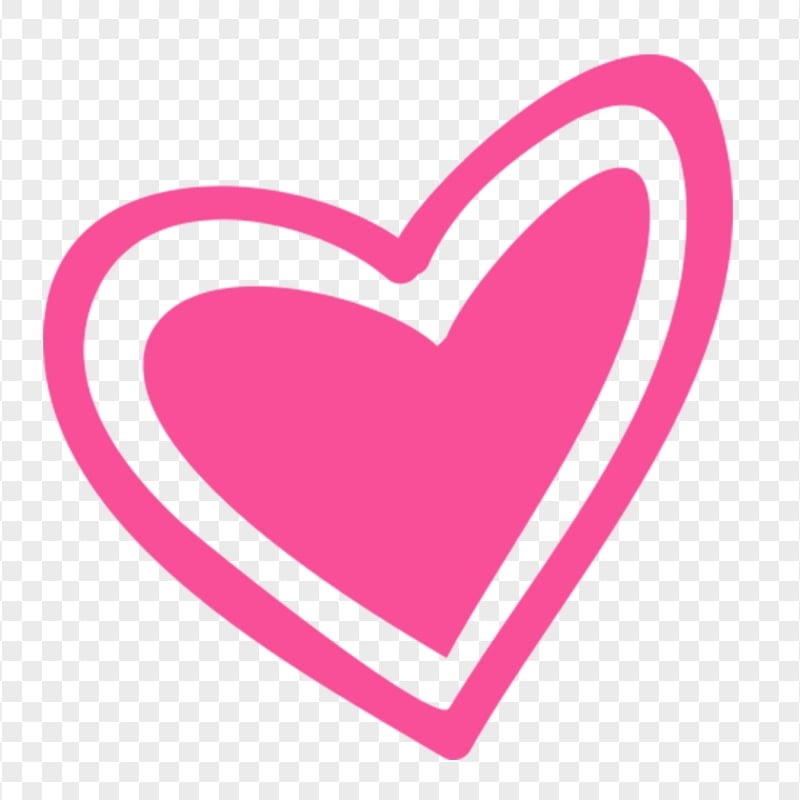Cute Pink Heart Love Valentine Download PNG | Citypng